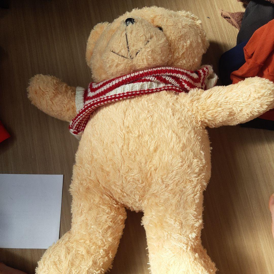 くまのぬいぐるみ 福が来る