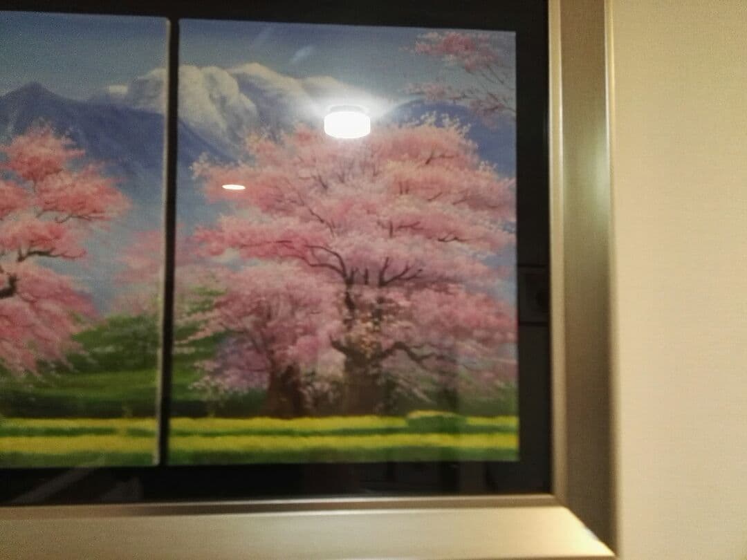 日本人の心の拠り所『桜』の壮大な絵画(サイン入り)