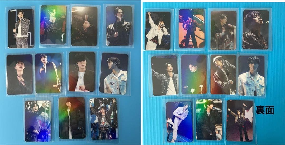 BTS JIN 両面ホログラムフォトカード