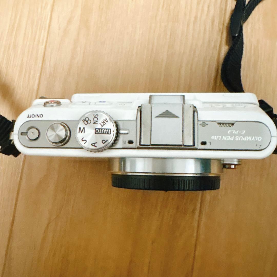 OLYMPUS PEN Lite E-PL3 ダブルズームレンズキット　ホワイト
