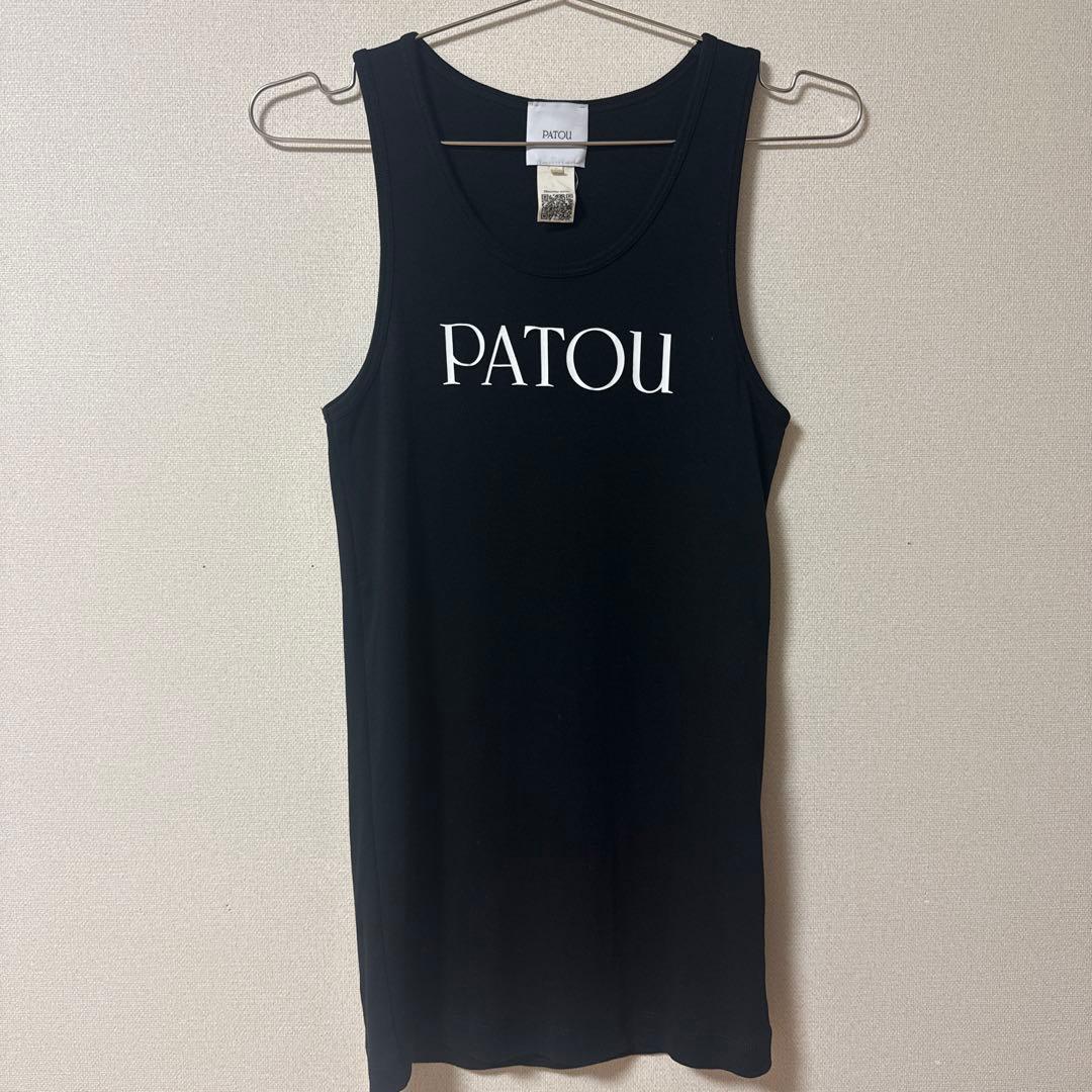 【正規品】patou タンクトップ ブラック S