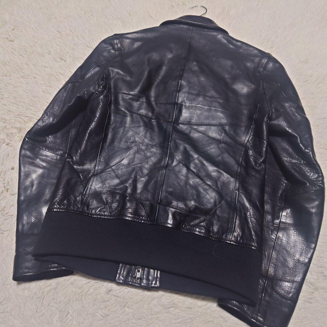 【希少】ラウンジリザード シングルライダースジャケット カウレザー 牛革