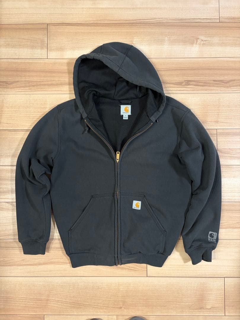 carhartt ジップパーカー　ブラック L