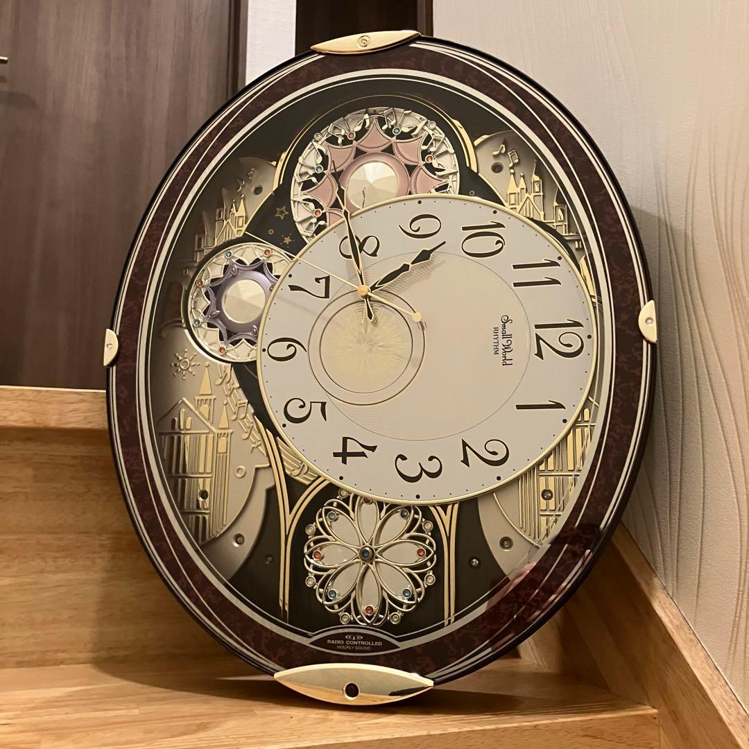 リズム時計 スモールワールド からくり時計 メロディ