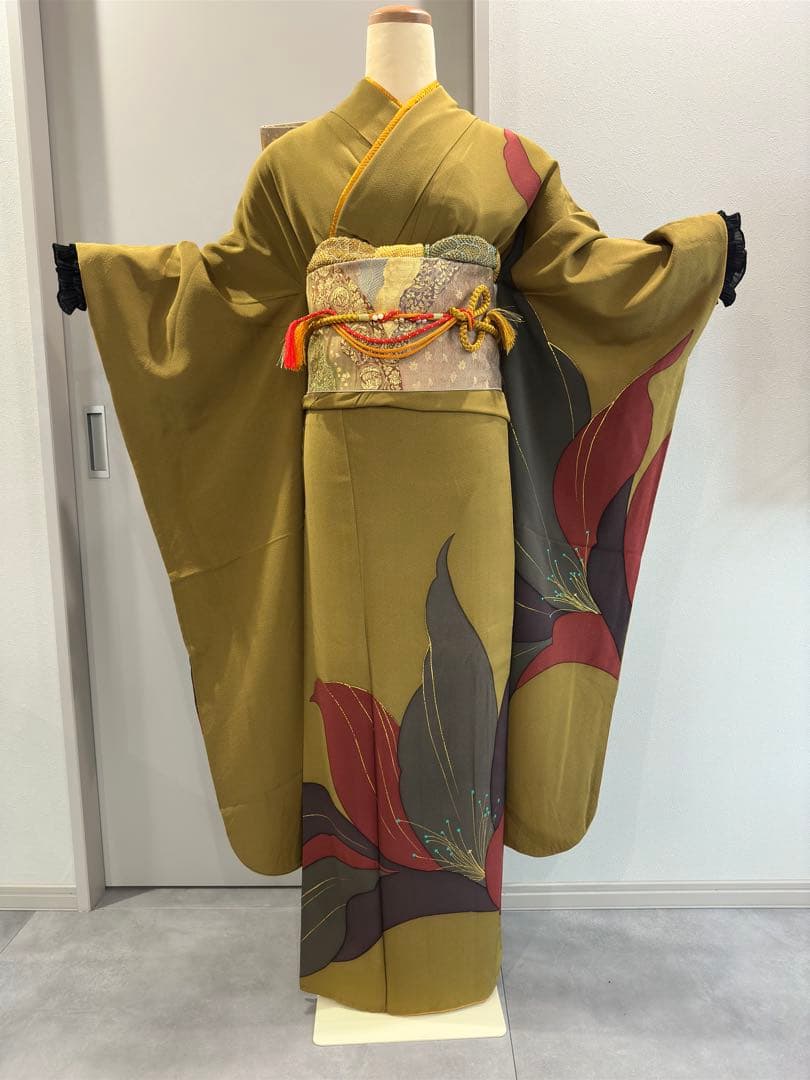 正絹　振袖　セット