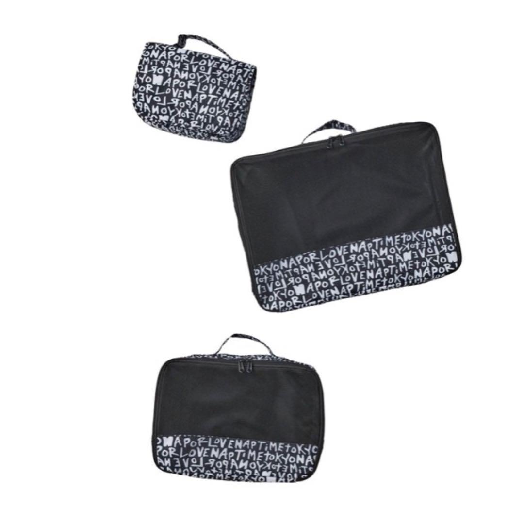 naptime. トラベルポーチ　黒