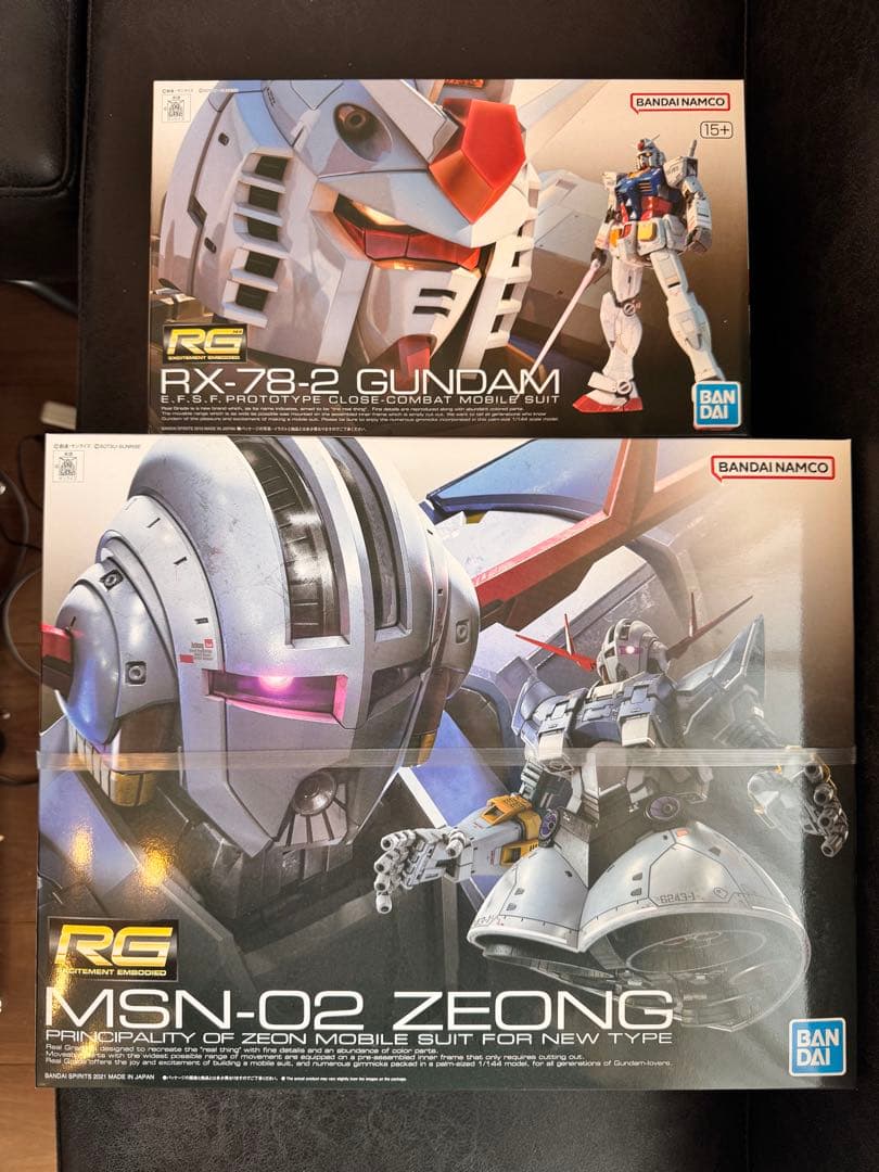 【新品】RG MSN-02 ジオング & RX-78-2 ガンダム 2組セット