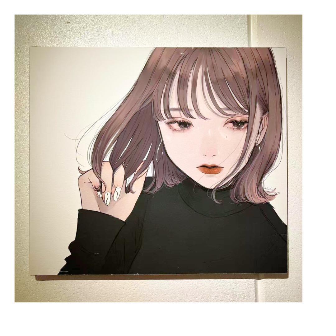 凪 イラスト「大丈夫」ジークレー画 絵画 サイン入り