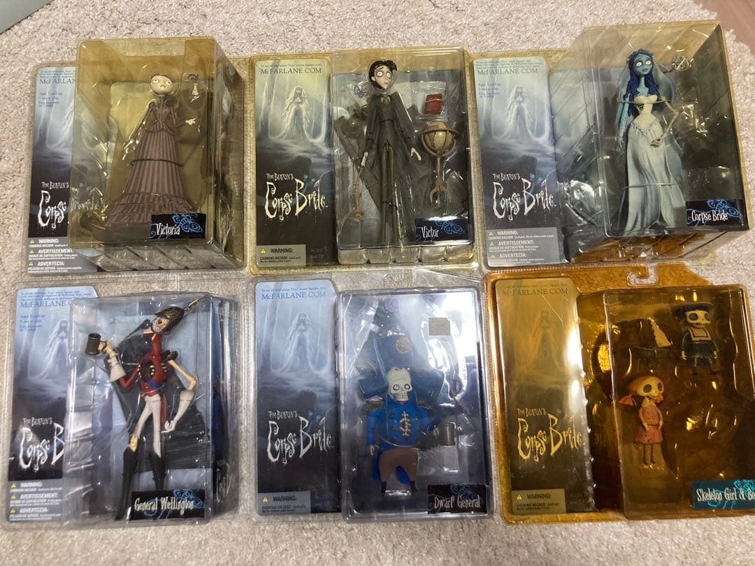 コープスブライドフィギュア 5点マクファーレントイズ