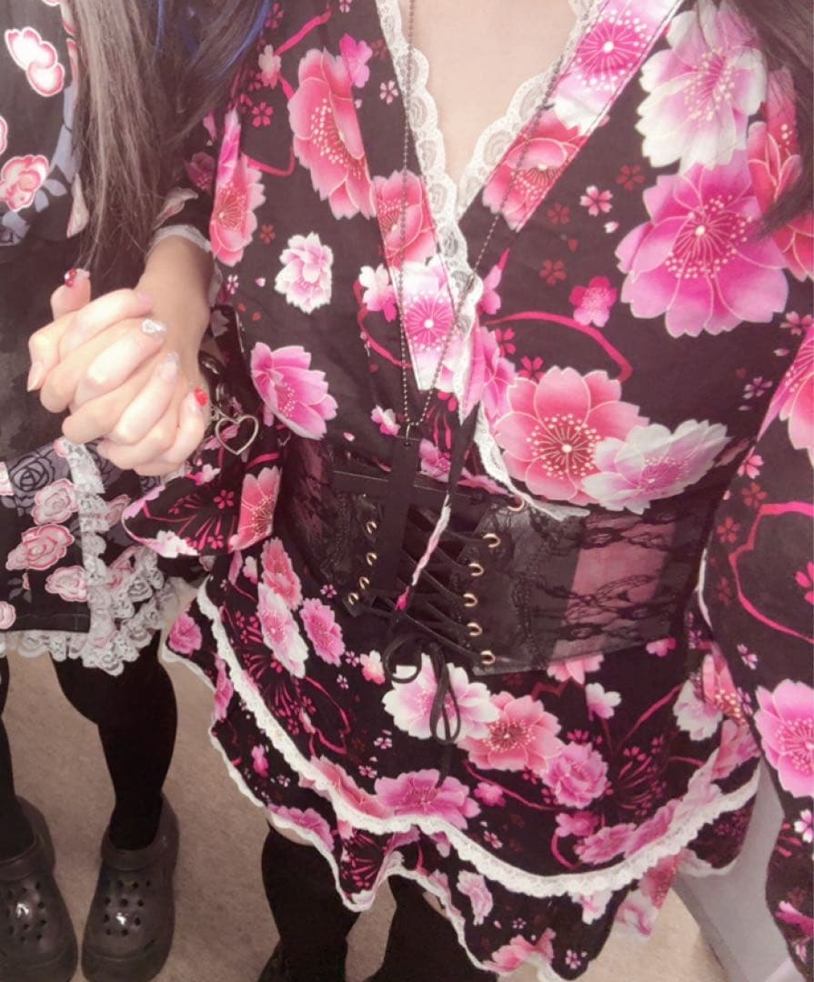 ❤︎ 姫ギャル 地雷系 浴衣ドレス ❤︎