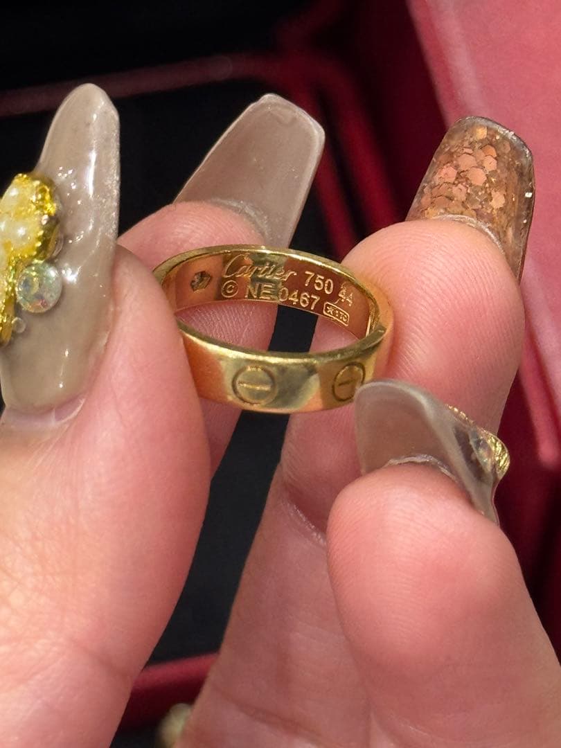 Cartier LOVEリング スモールモデル ダイヤモンド1石