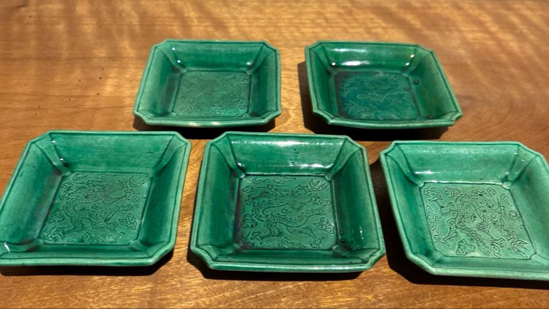 珉平焼　小皿5枚セット