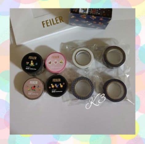 FEILER × mt マステ 全4種 + NEWマステ 全4種 ☆ 8点セット