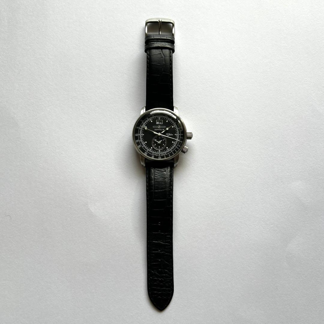 ZEPPELIN ツェッペリン 100周年記念　デュアルタイム ブラック