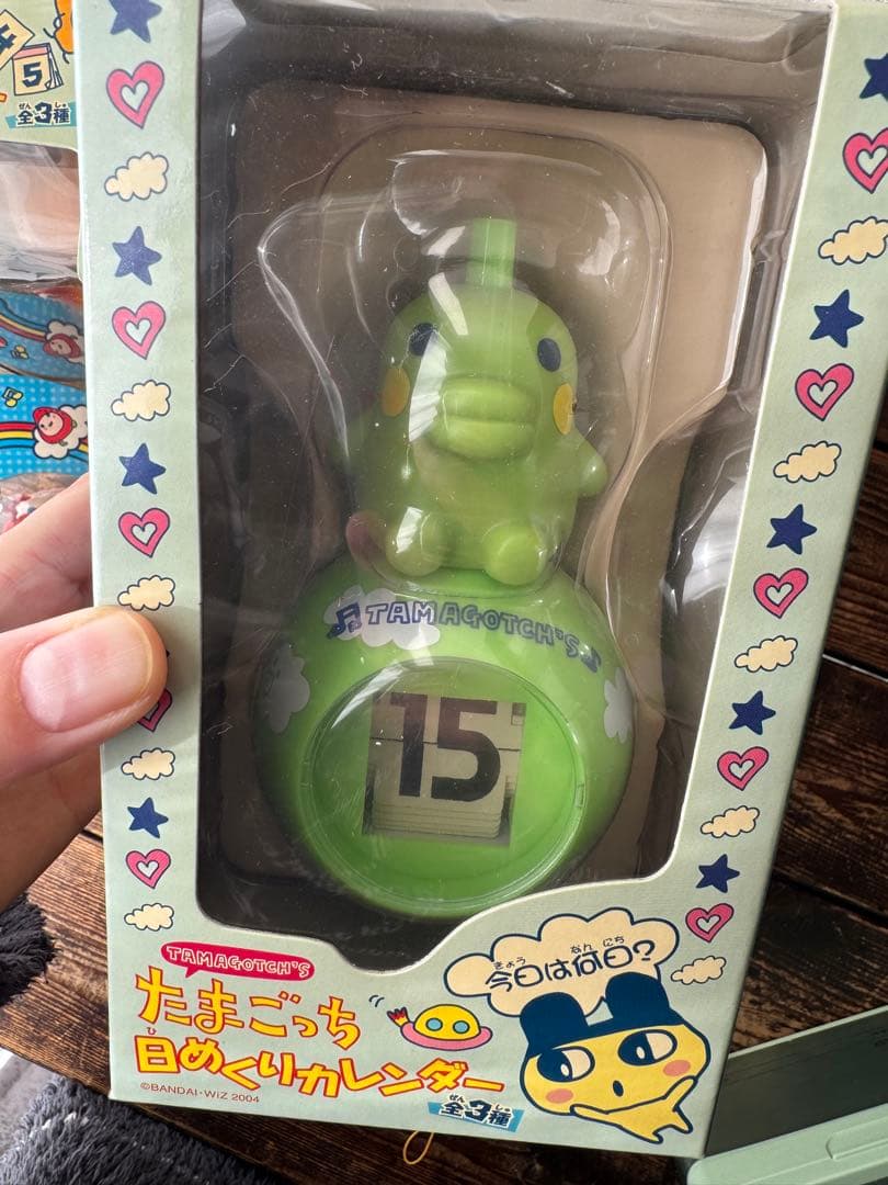 【レア】たまごっち　日めくりカレンダー　めめっち　くちぱっち