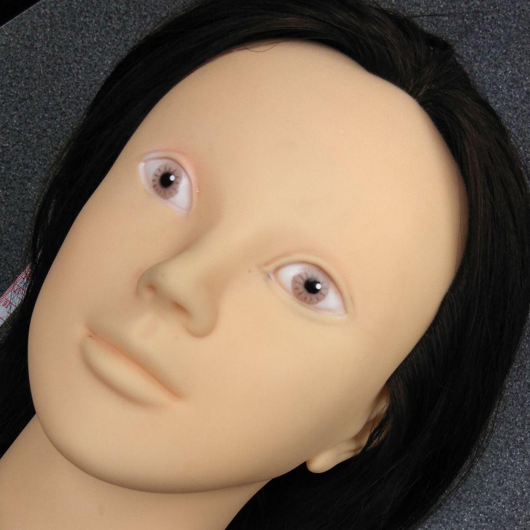 美容　理容　カット　メイク　マネキン　オマケ付き　ウイッグ　k-77