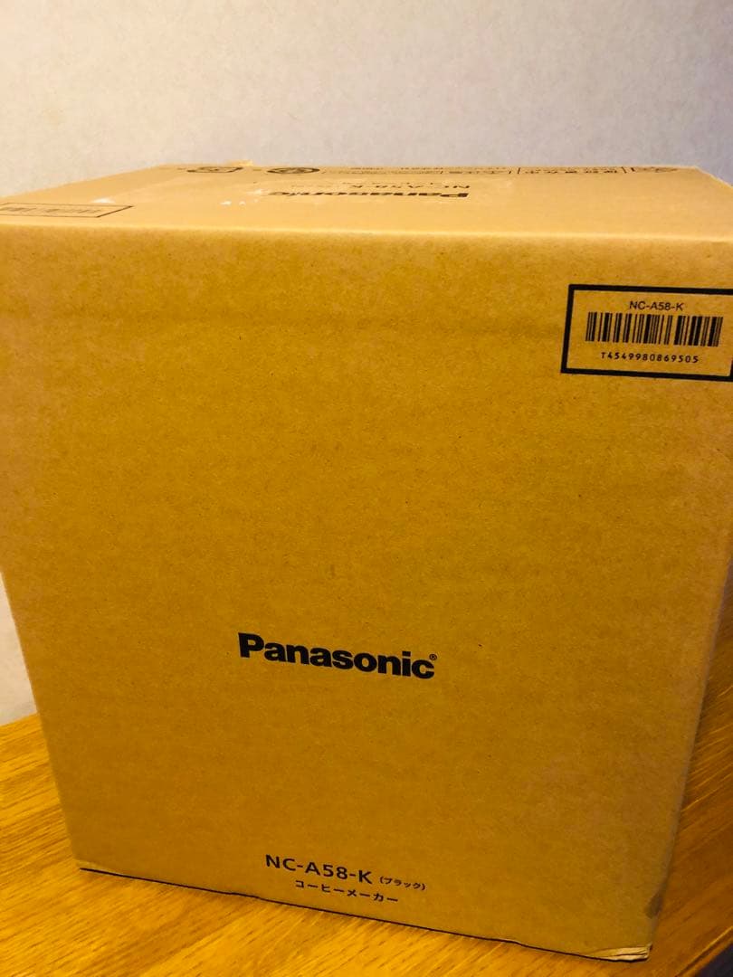 【新品未使用】Panasonic NC-A58-K コーヒーメーカー