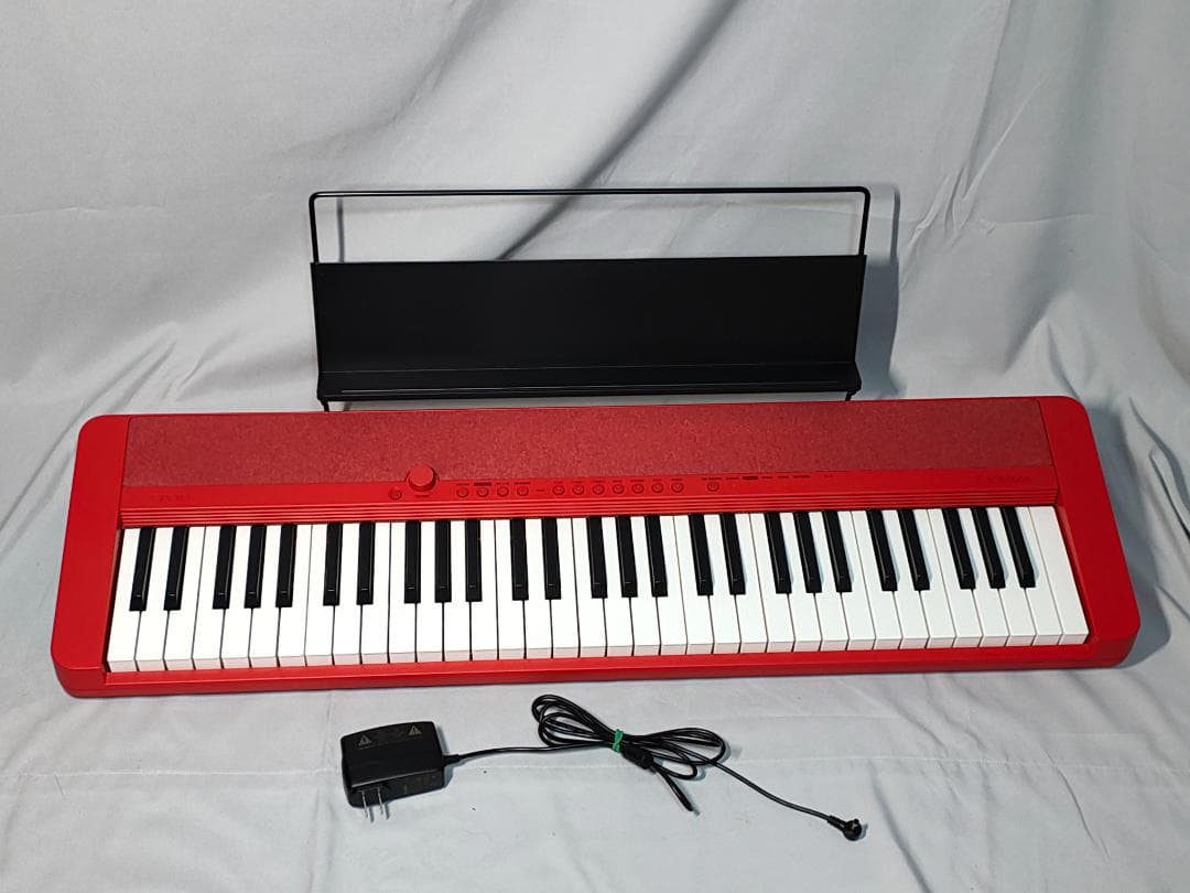 CASIO 電子キーボード CT-S1 RD レッド