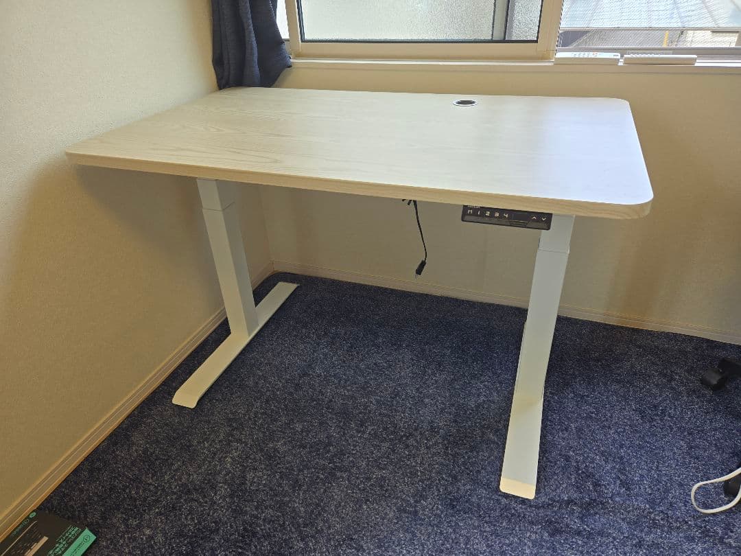 電動昇降デスク 昇降60-121cm 幅120×奥行70cm