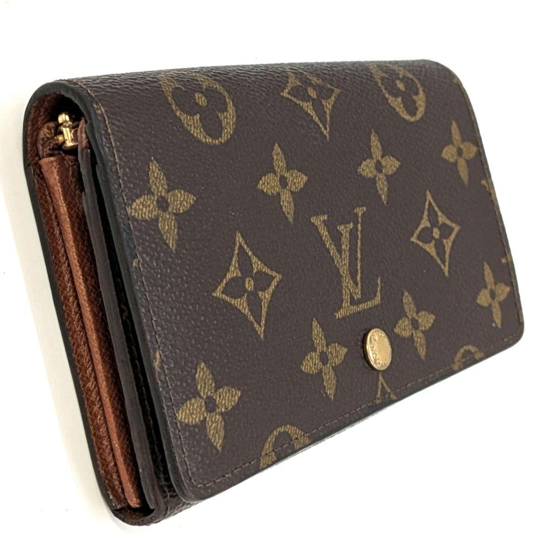 ルイヴィトン モノグラム ビエ トレゾール L字型ファスナー 折り財布 B36