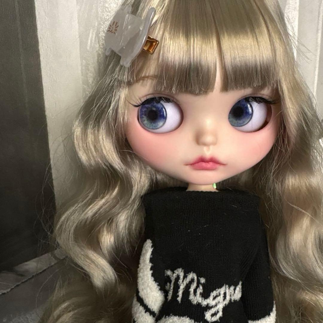 めぐみるく♡アイシードールカスタム❤︎シルバーブロンド❤︎