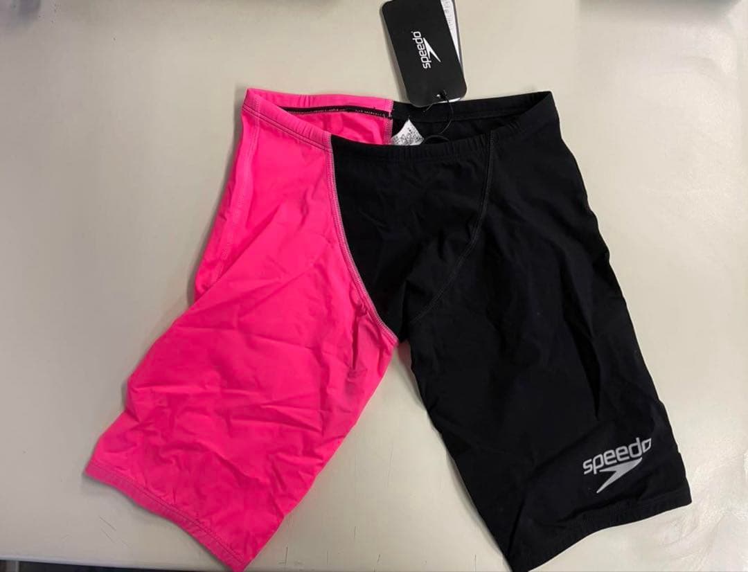 【高速水着】Speedo 競泳水着 L　ピンク/ブラック【新品未使用】