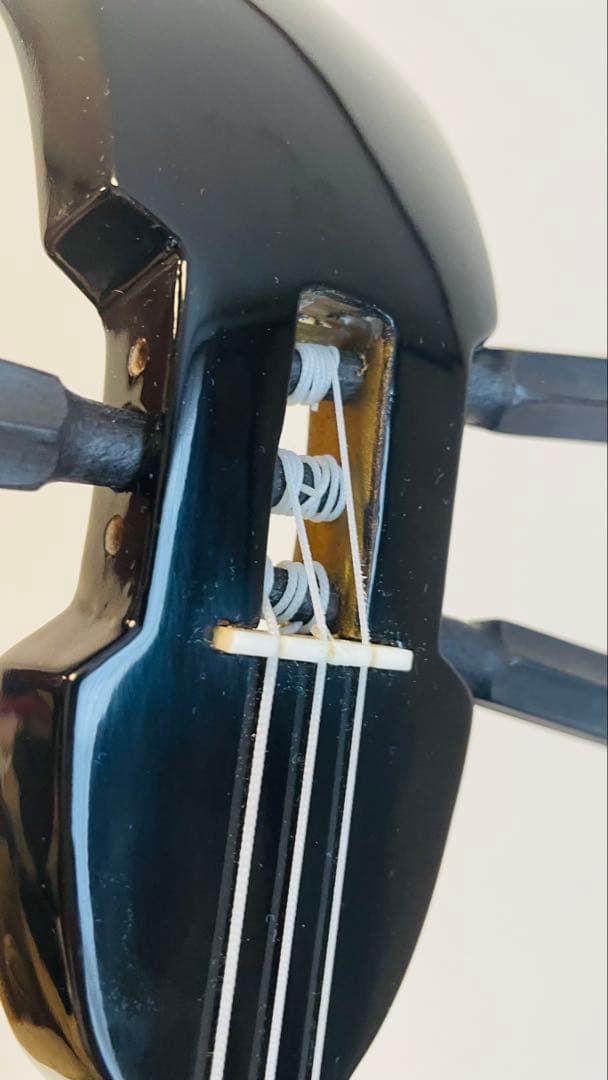 本皮 三線 美品！ケース+ウマ+バチ付き 沖縄三線