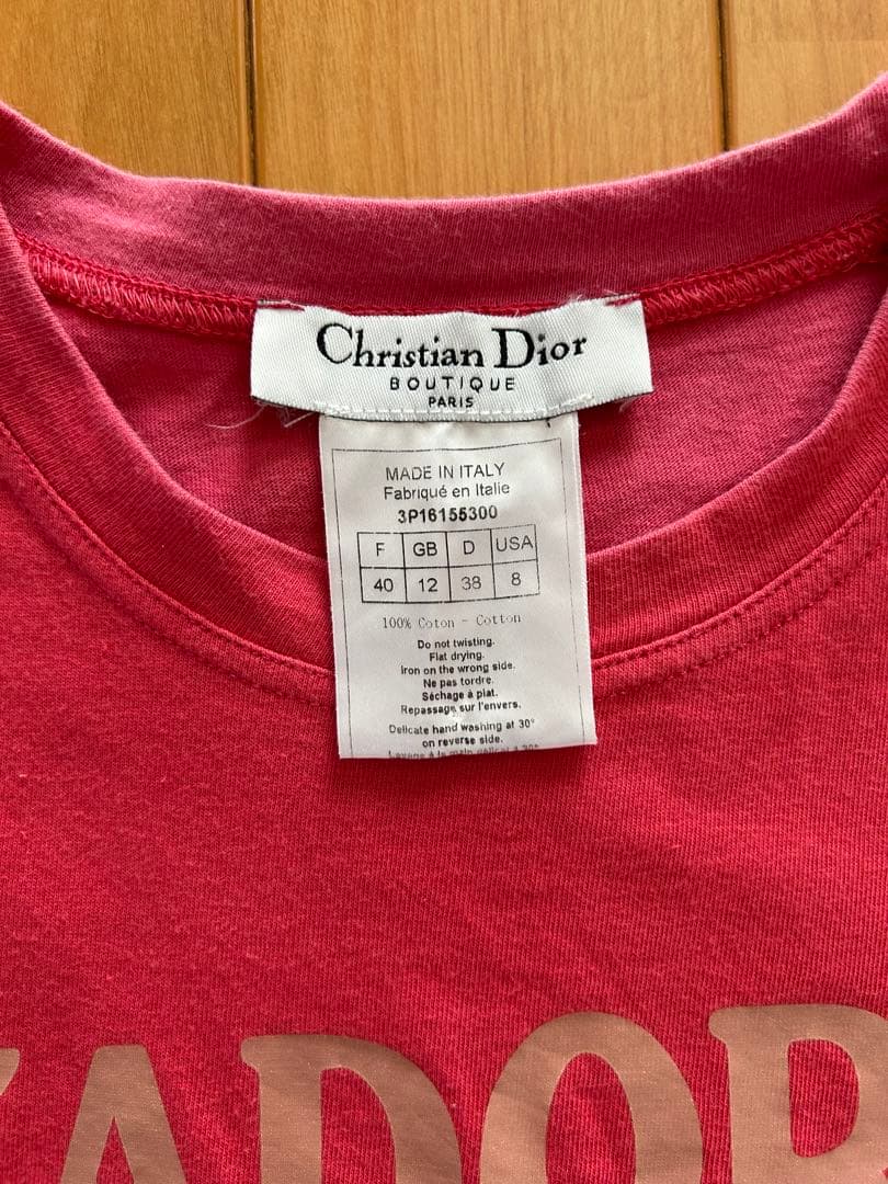 Christian Dior ピンク タンクトップ
