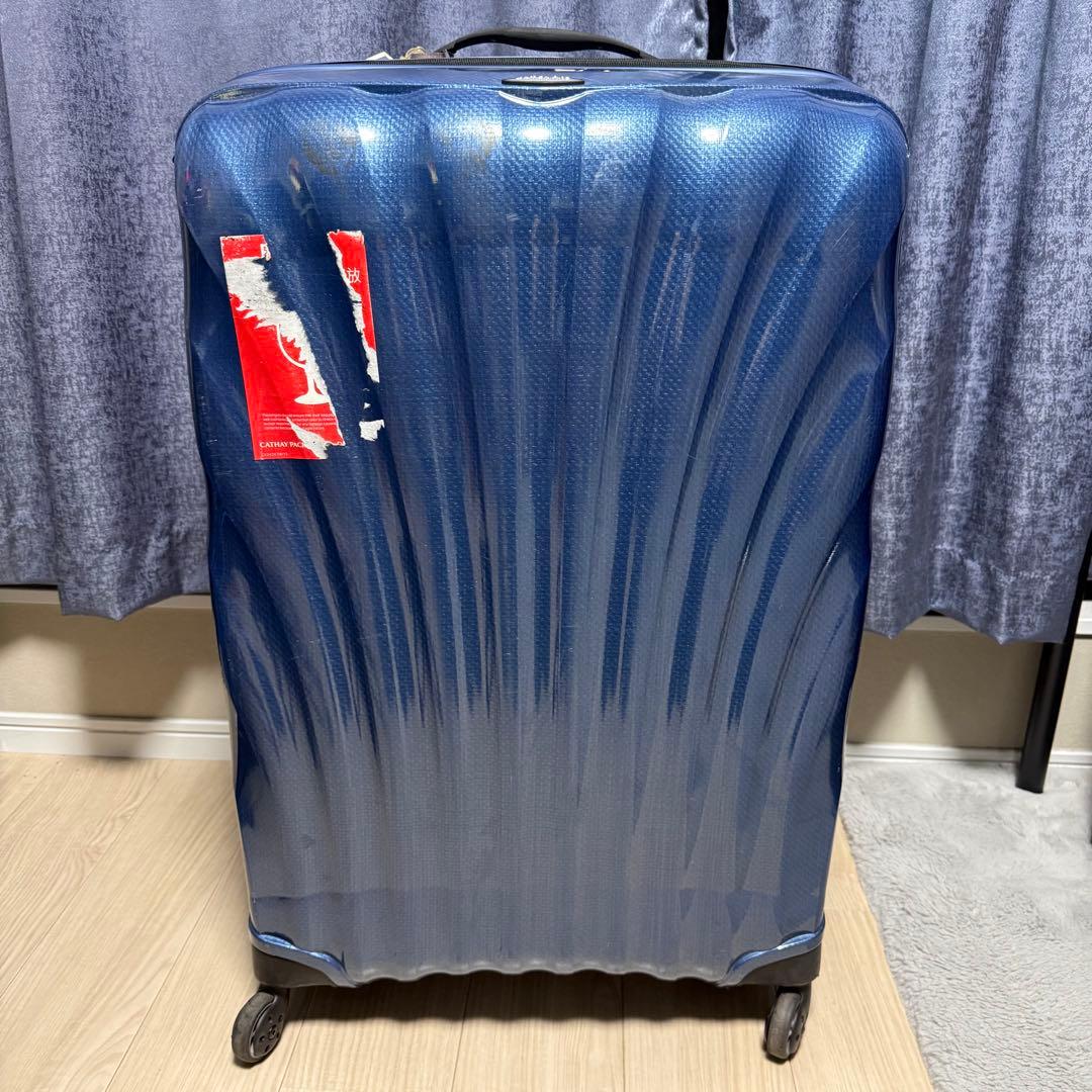 【中古】samsonite サムソナイト 1910 スーツケース 青 ブルー