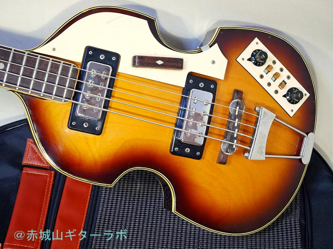 Greco バイオリンBASS VB300 1972年製 ☆ソフトGIGケース付