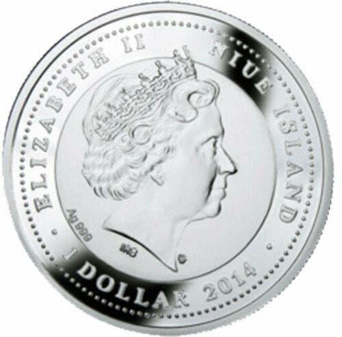 ニウエ　2014年　$1　@4-35