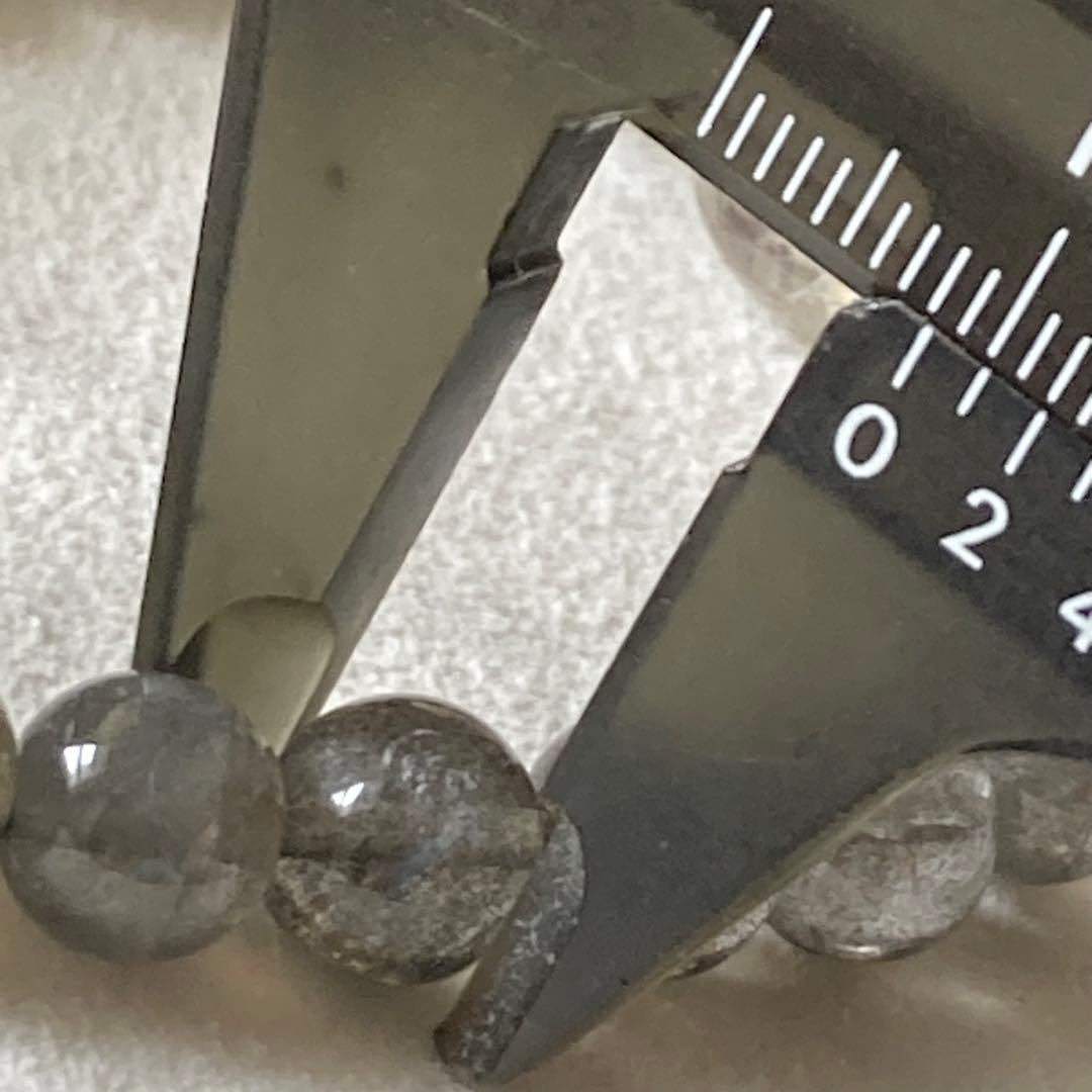 プラチナルチル×ラブラドライトのブレスレット