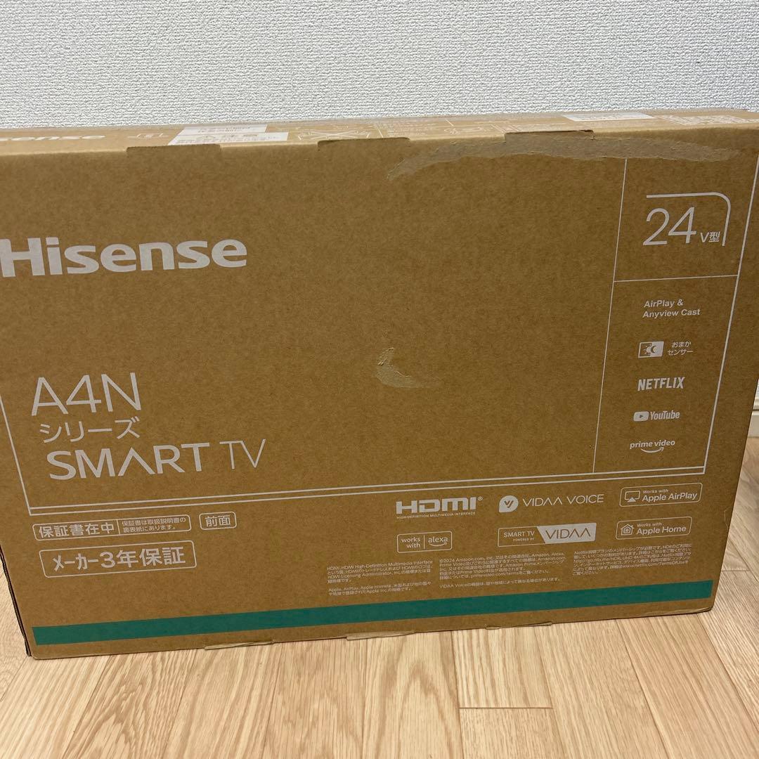 【新品未開封】Hisense 24インチ SMART TV 24A4N
