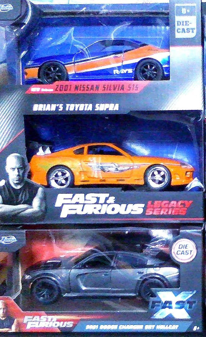 ファスト＆フューリアス ダイキャストミニカーセット