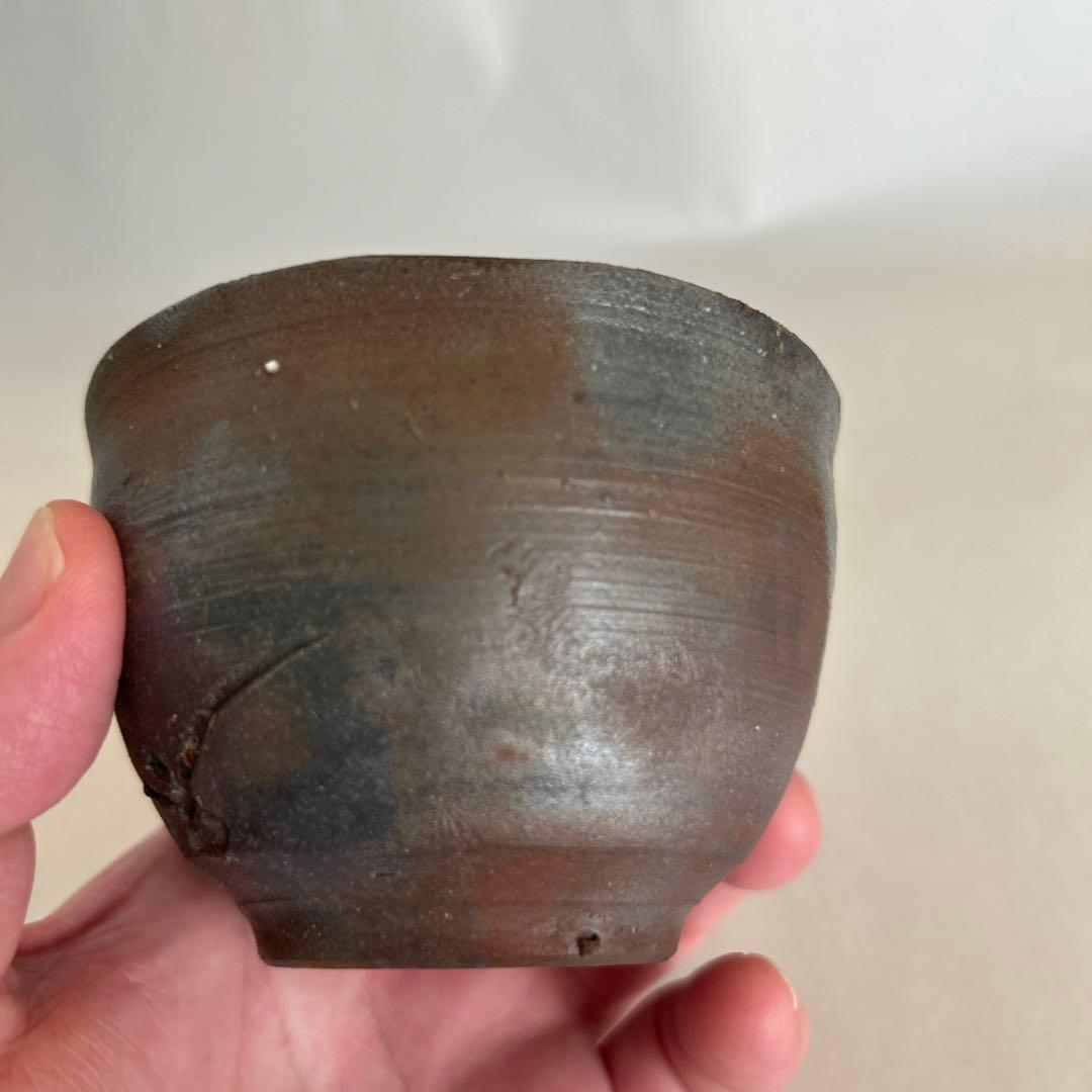 『値引き』【珍しい】備前焼　人間国宝　藤原啓　作　宝瓶　急須