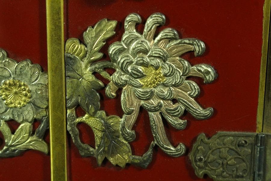 大阪 尚美堂造 純銀飾 宝石箱(K-LC805)