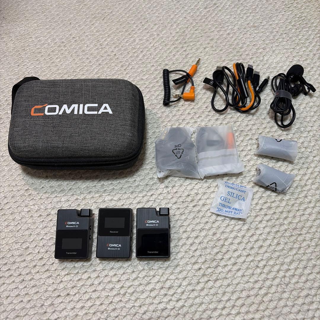 Comica BoomX-D ワイヤレスマイク　説明書付き