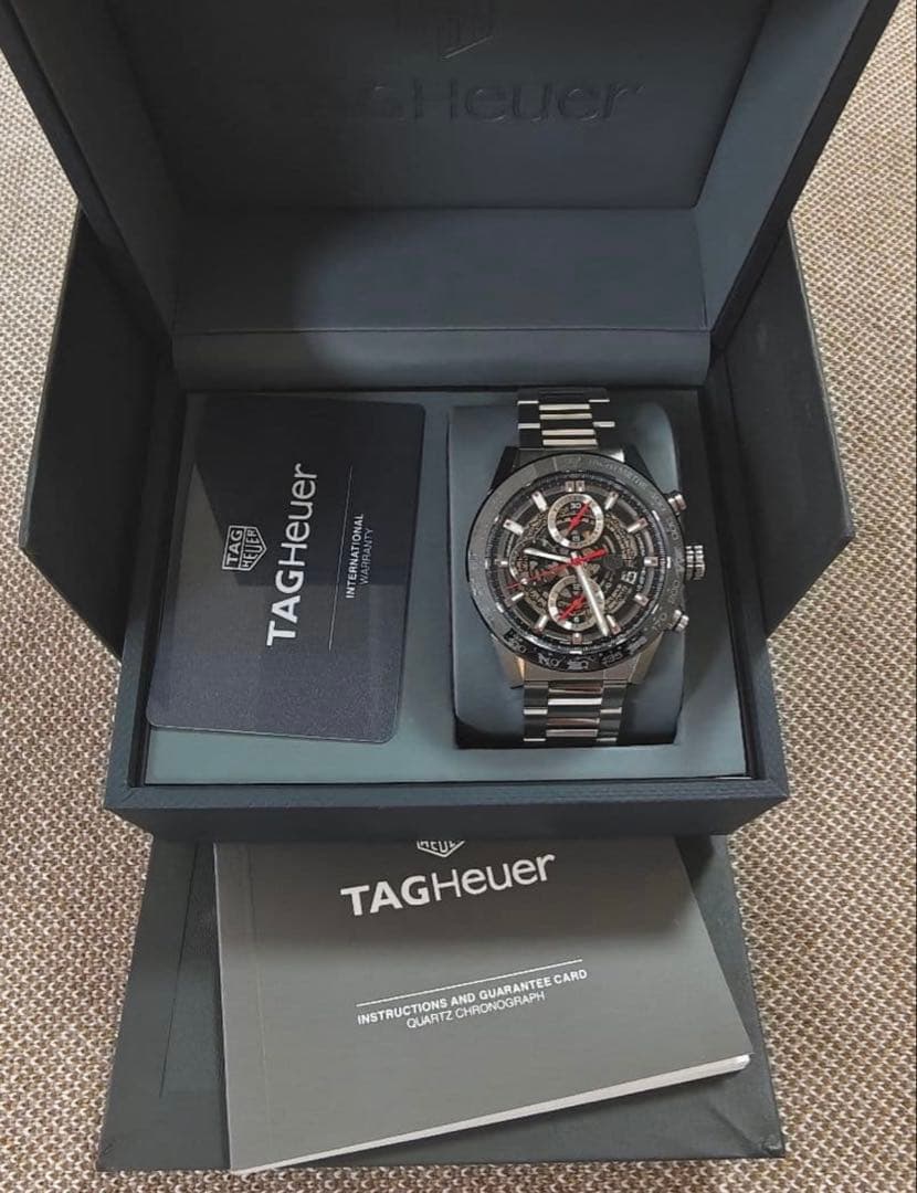 Jackie　極美品　タグホイヤー　カレラ クロノグラフ　CAR201V