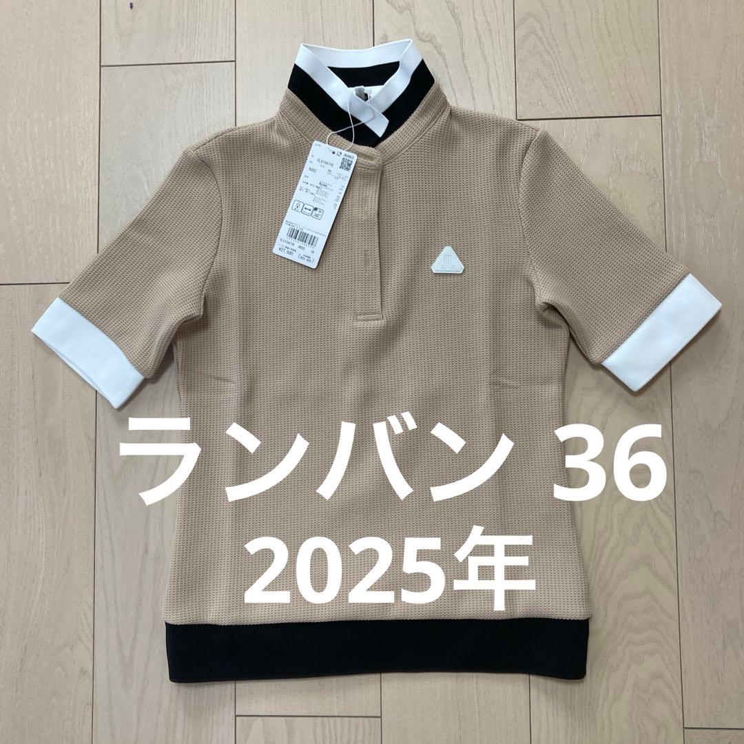 なおにゃん★新品★ランバン 半袖ポロシャツ 36
