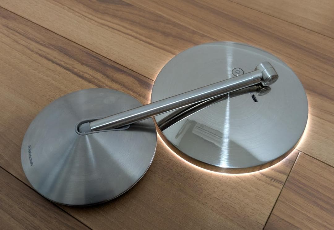 20日迄セール価格 SimpleHuman 拡大ミラーライトセンサー付き　K