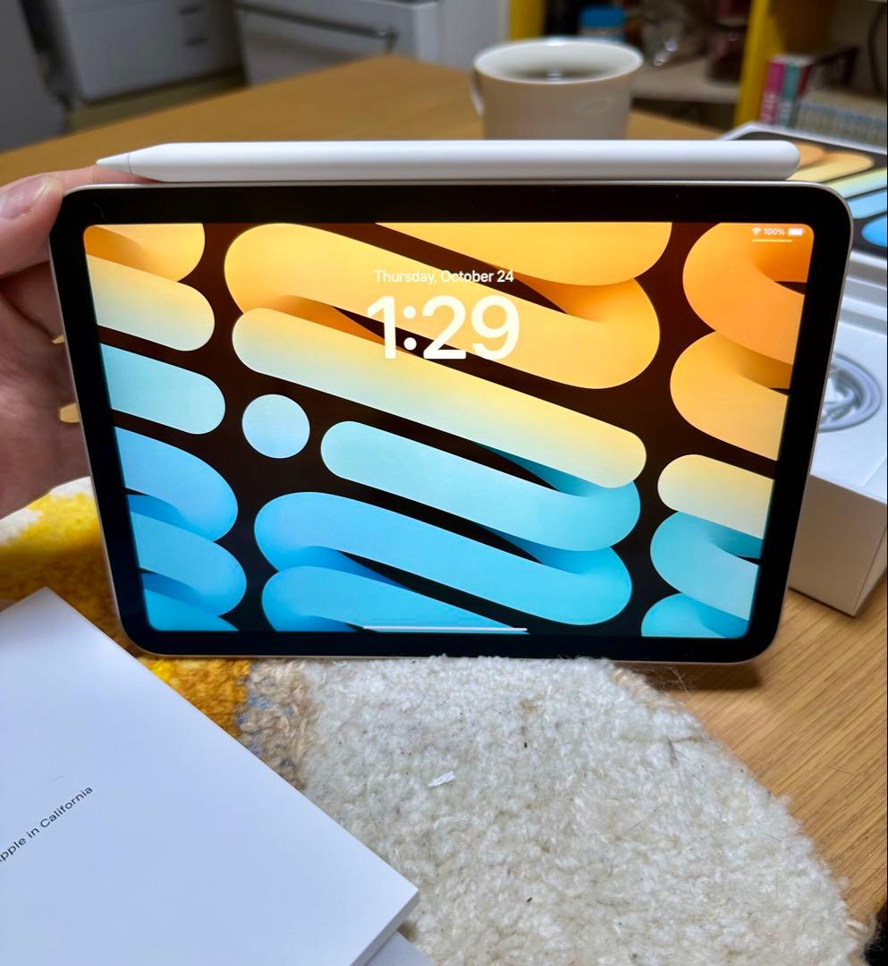 iPad mini 6, 64GB と Apple Pencil 2