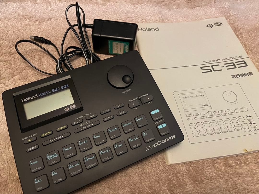 Roland サウンド音源モジュール　SC-33
