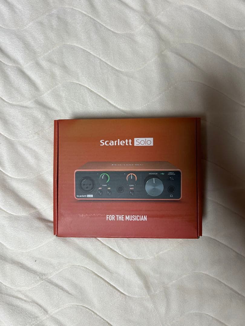 Focusrite Scarlett Solo 3rdオーディオインターフェイス