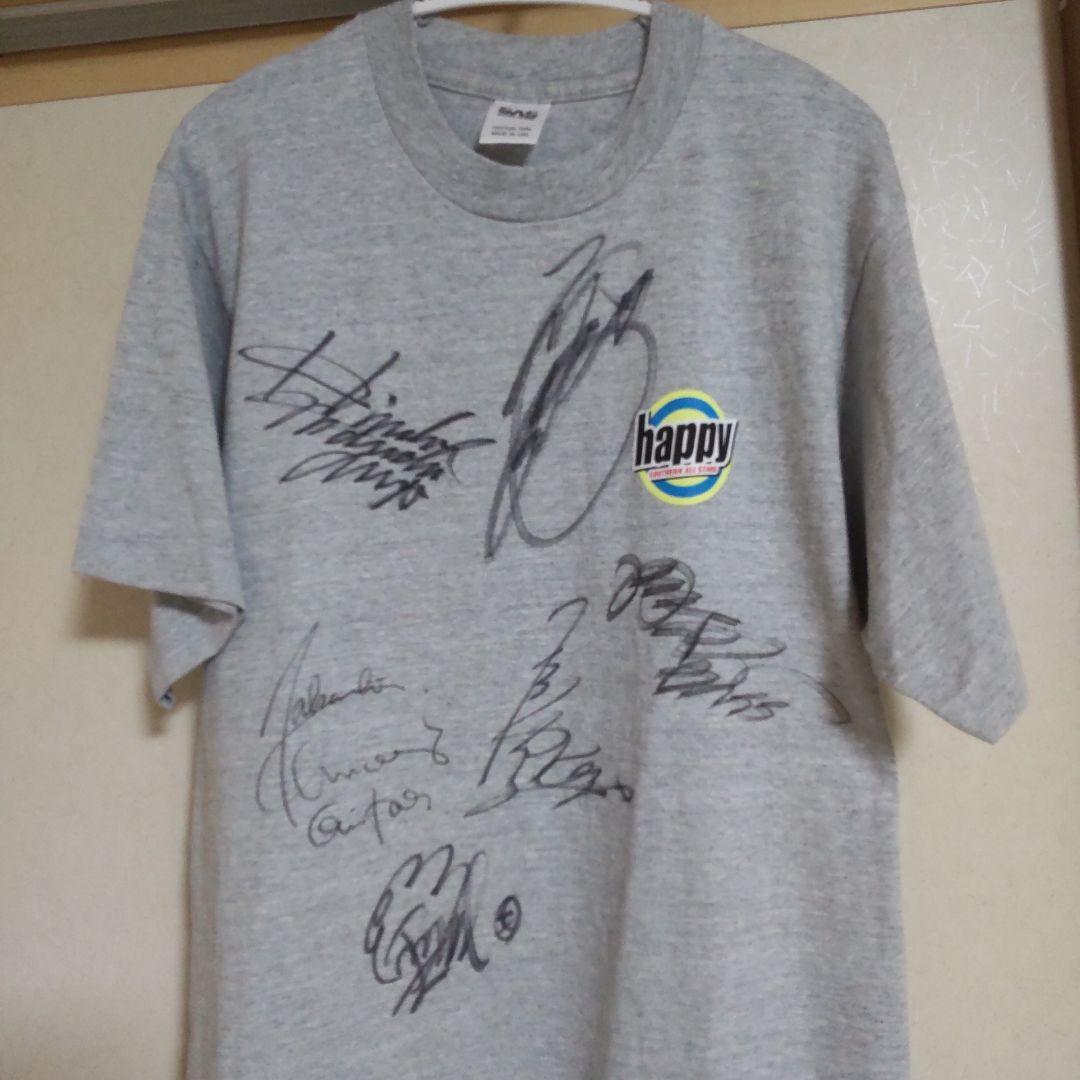 抽選当選品 サザンオールスターズ メンバー 全員直筆サインTシャツ 桑田佳祐