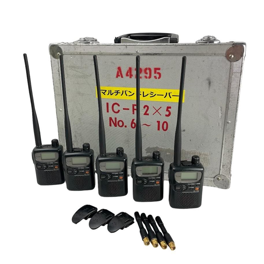 ■アイコム■icom■ 広帯域受信機 防災 無線 JR 5台セット IC-R2