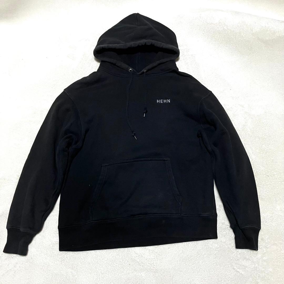 藤井風 HEHN カラフルグラフィック ブラックフード付きパーカー L