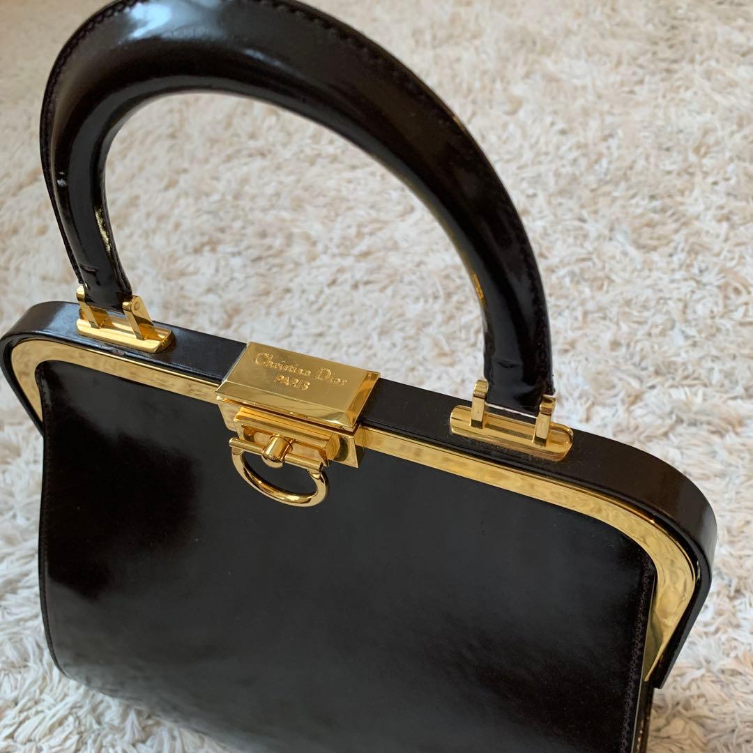 Christian Dior ブラックパーティーバッグ