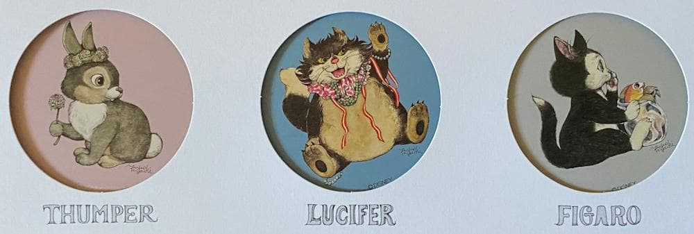 ディズニーストア　ヒグチユウコ　紅茶空き缶・プレート・ハンドクリームセット