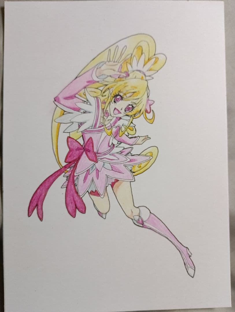 プリキュア 手描きアート