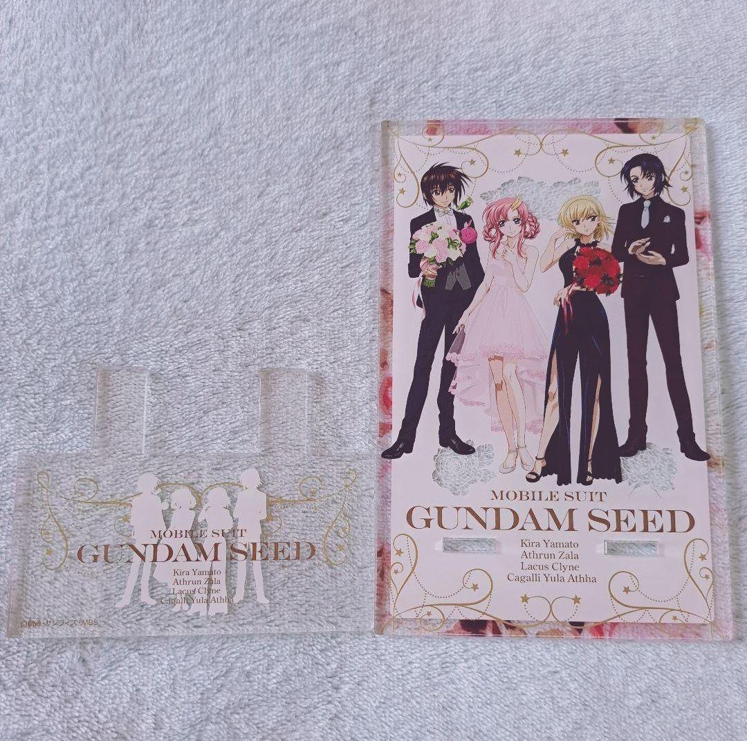 ガンダムSEED ガンダムカフェ スマホスタンド キラ ラクス アスラン カガリ